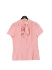 Belle Poque Women's Shirt M Pink Polyester With Spandex Basic