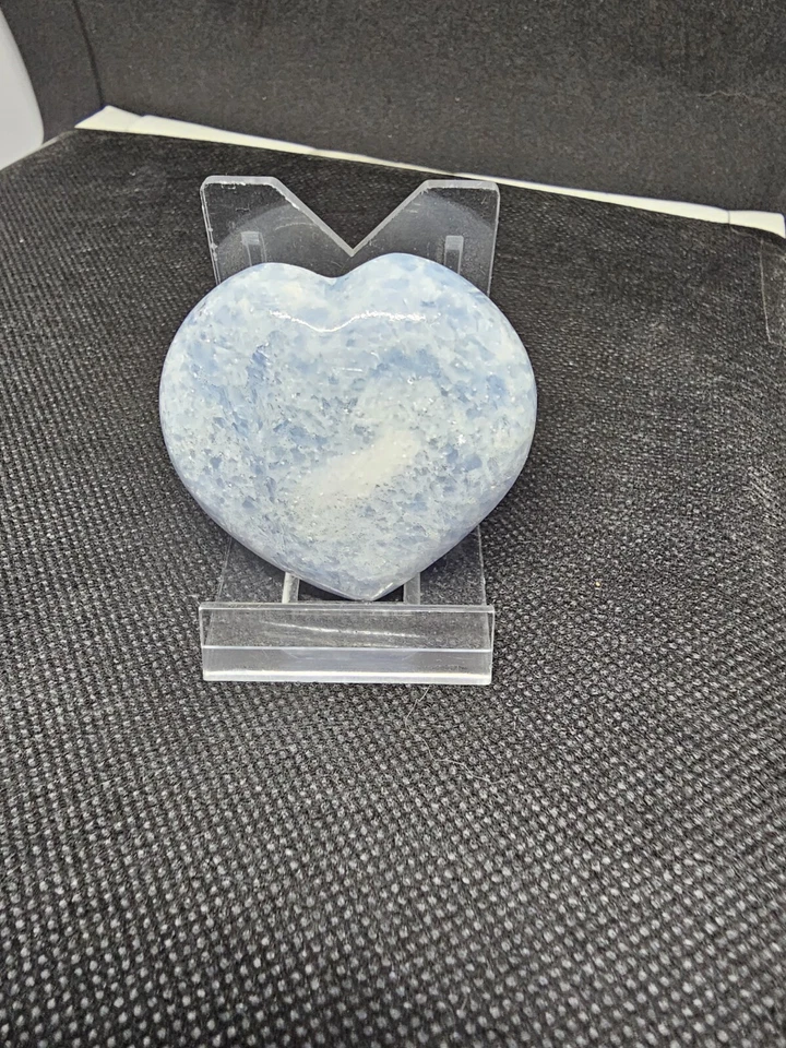 Calcit Blau Herz 54x23mm - Bild 1 von 1