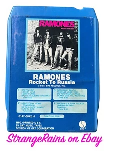 RAMONES Rocket to Russia ~ 8 Track Tape ~ COMPLETELY REFURBISHED & PLAY TESTED - Afbeelding 1 van 4
