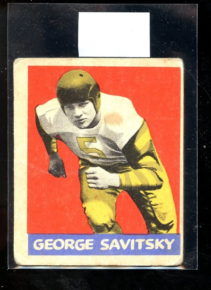 1949 LEAF #144 GEORGE SAVITSKY EAGLES VG A04092 - Image 1 of 1