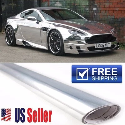 84英寸x60英寸银色/铬乙烯基包装保护膜贴花7英尺x5英尺 — 第 1/4 张图片