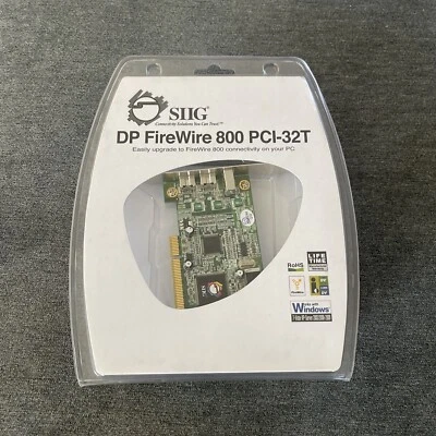 SIIG FireWire 800 3-Port PCI - NEW IN SEALED BOX - Image 1 of 2