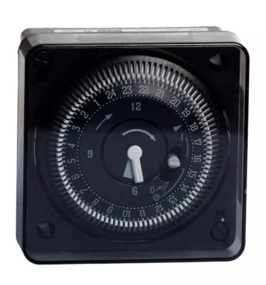 Optimum OP-TS111.2 24 Hour Time Switch, 230 V, Panel Mount Timeswitch -r7 - Image 1 of 3