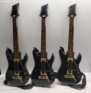 Activision Guitar Hero Power Guitars CE0700 - Lot Of 3, Untested No Dongles - Picture 1 of 6
