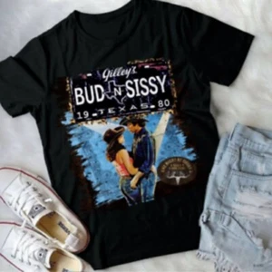 Bud And Sissy Tee, Gilleys Texas T-shirt, Urban Cowboy Movie T-shirt - Picture 1 of 1