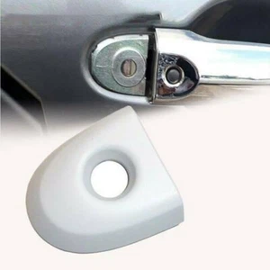 White Door Handle Keyhole Cover for Nissan Juke Micra K13 OEM 806441KK0D - Picture 1 of 10