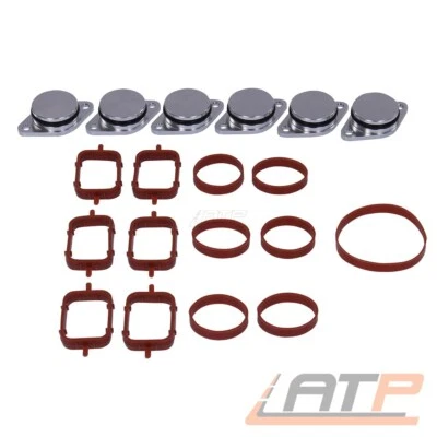 DRALLKLAPPEN +DICHTUNGEN FÜR BMW 3-ER E46 E90 5-ER E39 E60 7-ER X3 X5 X6 N57 M57 - Bild 1 von 4