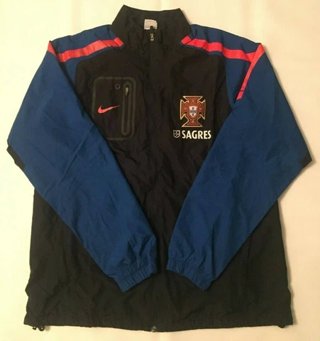 NIKE PORTUGAL NATIONAL SOCCER TEAM EURO 2012 COACH JACKET MENS SIZE LARGE RARE Cover