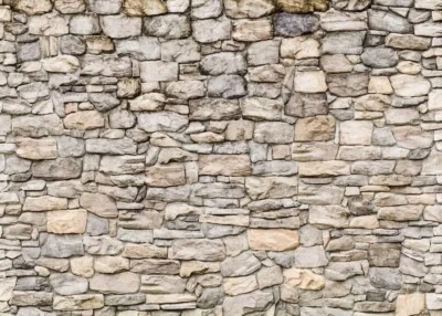 石墙摄影背景 9X6 英尺织物复古砖石背景布 — 第 1/4 张图片