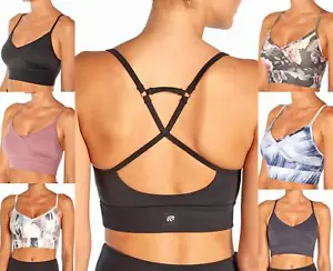 Marika Sports Bra Yoga Gym Crop Top Non-Wired Removable Padding Low Impact New - Picture 1 of 13
