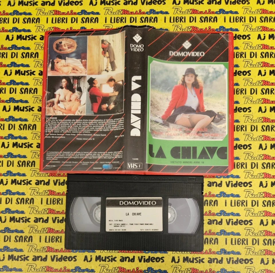 VHS film LA CHIAVE Tinto Brass frank finlay stefania sandrelli DOMOVIDEO (F311) - Immagine 1 di 1