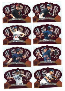2000 CROWN ROYALE Red Lot "E" 8-Die Cut cards - Picture 1 of 2