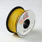 22 AWG Gauge Stranded Hook Up Primary Wire Yellow 500ft Material Copper PVC