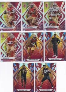 Panini Phoenix Fanatics Fire Burst 2020 set de equipo con novatos 49ERS (8 tarjetas) - Imagen 1 de 1