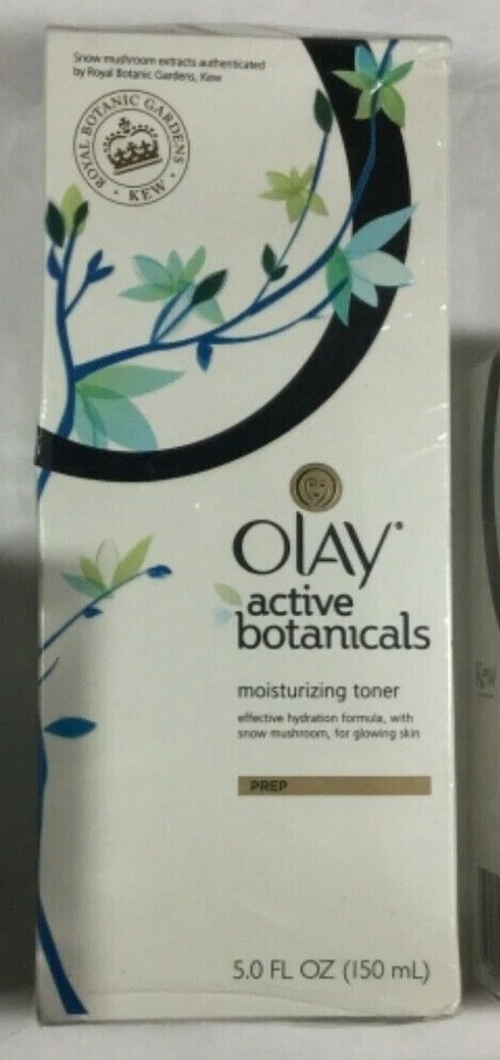 玉兰油活性植物保湿爽肤水 5 液量盎司保湿全新全新带盒 — 第 1/1 张图片