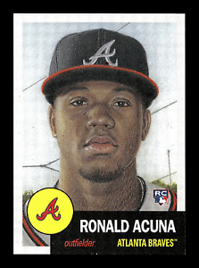 2018 Topps Living Set Ronald Acuna RC Rookie #19 Braves A