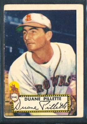 1952 Topps Set-Break #82: DUANE PILLETTE St. Louis Browns ~ Good to VG - Image 1 of 2