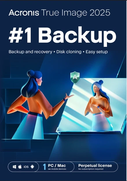 Acronis True Image 2024/2025 1 PC / MAC Dauerlizenz - Lebenslang - Bild 1 von 1