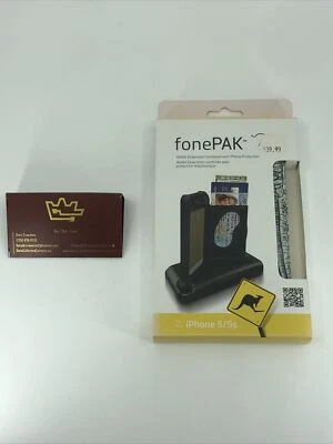 Fonepak IPhone 5 / 5S  Hard Wallet Case With Card Holder - White / Reptile - Image 1 of 4