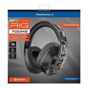 Nacon RIG 700HS Black Wireless Gaming Headset For PC, PS4, PS5 | Near New - Picture 1 of 8