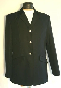 Damen Turniersakko Reitsakko  Sakko ELT Waldhausen schwarz NEU Langgröße 80 /40 - Picture 1 of 6