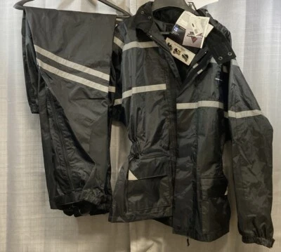 NUEVO TRAJE DE LLUVIA GENUINO NELSON RIGGS VTL-700 VOLANTE 2 PIEZAS NEGRO, TALLA MEDIANA Foto 1 de 4