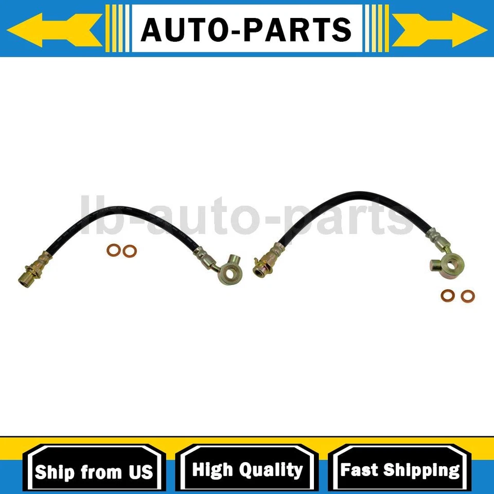 2X Front Brake Line Hose First Stop For For Chevrolet C20 Pickup 1971-1972 - Image 1 of 4