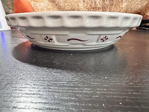 Longaberger "Woven Traditions Classic Paprika" 10 1/4 Zoll Kuchen Backform - Bild 1 von 5