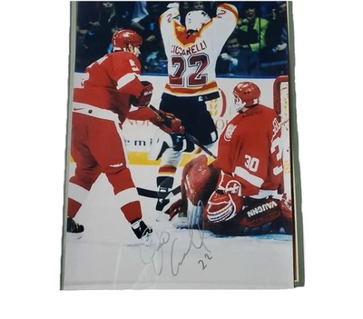 Фотография Дино Чиккарелли с автографом 8x10 Florida Panthers HOF - Изображение 1 из 4