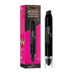 EVERPRO Gray Away Root Touchup Quick Stick, Black/Dark Brown, 0.1 Oz - Picture 1 of 8