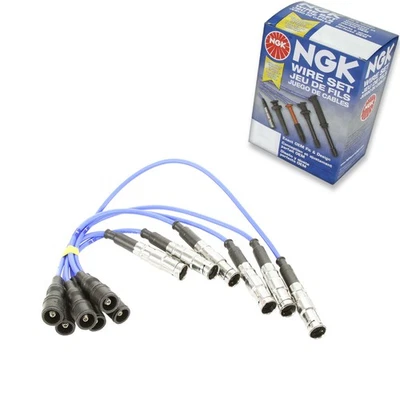 Juego de cables de bujía NGK de 1 pieza para Audi 100 1992-1994 2,8 L V6 - Juego de kit de motor rk Foto 1 de 4