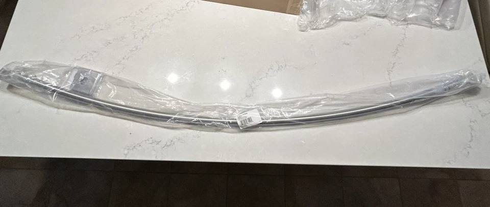 Moen CSR2167BN Triva 59" Curved Wall Mounted Shower Curtain Rod Brushed Nickel