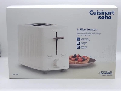 Cuisinart Soho Collection 2 Slice Toaster, Reheat and Bagel Setting, Truffle - Image 1 of 3