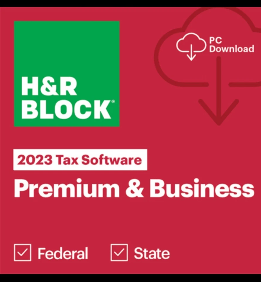 Software de impuestos H&R Block Premium & Business 2023 (EE. UU.) Foto 1 de 1