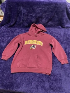 Washington Redskins Original Indian embroidered Logo Sweatshirt. Youth sm red - Picture 1 of 5