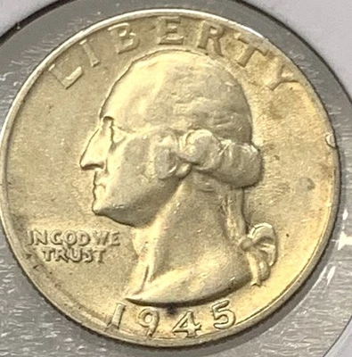 1945 P Washington Quarter - 90% Silver - Image 1 of 3