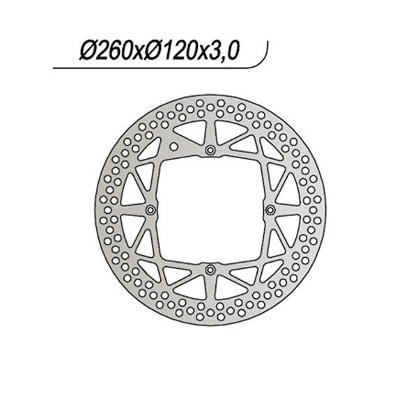 FRONT BRAKE DISC HUSQVARNA TE 511 2011 659910 #210 - Image 1 of 1