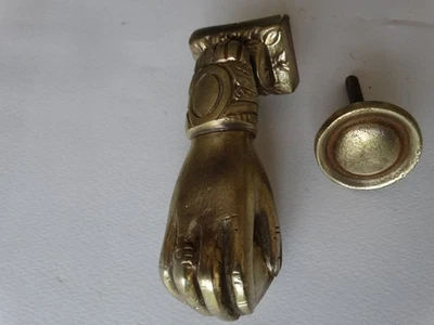 heurtoir de porte ancien bronze - Photo 1/2