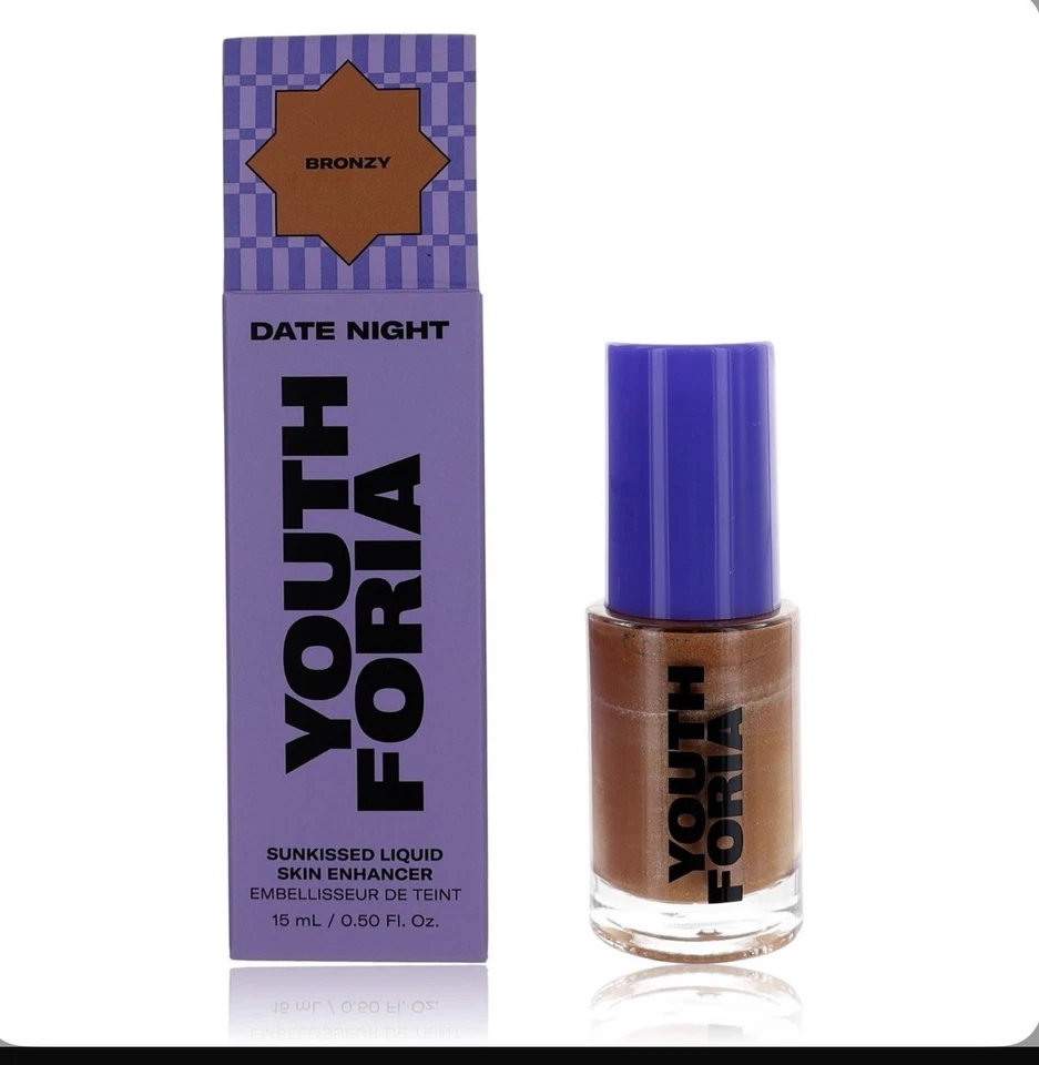 Youthforia Date Night Sunkissed Liquid Skin Enhancer | Bronzy 15ml New in Box - Image 1 of 1