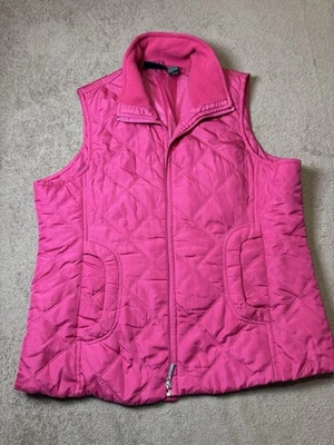 Jane Ashley Pink Sleeveless Vest Style Jacket. Size Large - Image 1 of 4