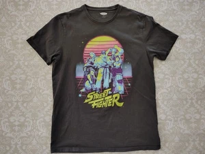 Old Navy Street Fighter Gamer Shirt Mens Medium Ryu Retro Inspired - Picture 1 of 3