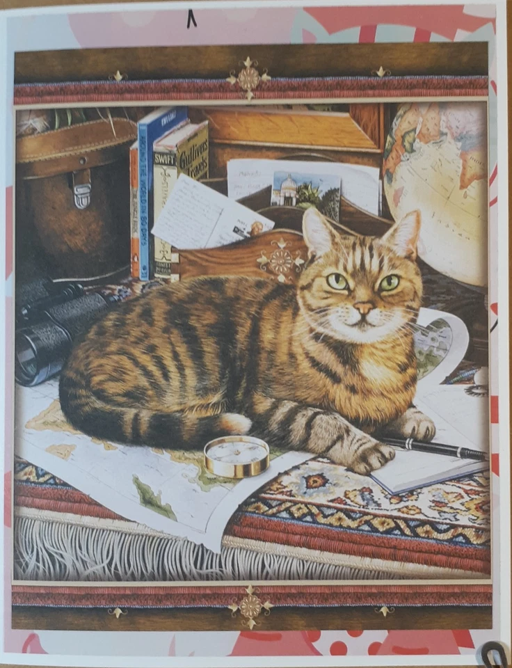 Tarjeta divertida gato cualquier ocasión #ED630 Foto 1 de 1