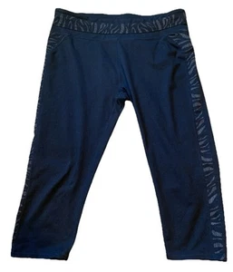 Fabletics Leggings Damen L Large schwarz Capri cropped sportlich Stretch 819 - Bild 1 von 8