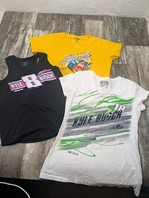 NASCAR M&M Kyle Busch Para Mujer Camisetas Manga Corta Grandes X Grandes Lote de 3  Foto 1 de 4