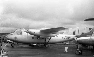35MM ORIGINAL FLUGZEUG NEGATIV G-AHXU Meilen M69 Marathon 1950 #6370 - Bild 1 von 1