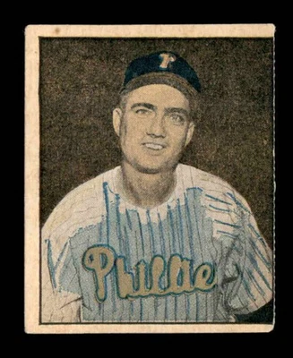 1951 Berk Ross Baseball #30 Ken Heintzelman   EX X3587178 - Image 1 of 3