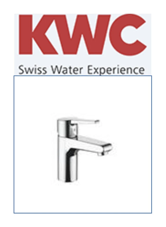 KWC 12.161.041.000 INTRO Grifo de un solo orificio Mezclador de una sola palanca CROMO ¡Nuevo! Foto 1 de 4