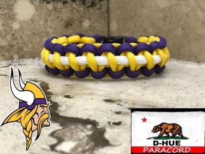 Minnesota Vikings Paracord Bracelet - Image 1 of 4