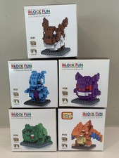 Set of 5 iBlock Fun Diamond Block Sets - New 9138, 9137, 9139, 9143 & 9141 open
