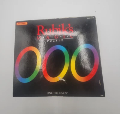 Vintage Matchbox Rubik's Magic Puzzle Link the Rings 1986 NOS - Image 1 of 4